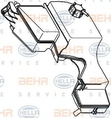 BEHR HELLA SERVICE 8MA376737011 Компенсаційний бак, охолоджуюча рідина