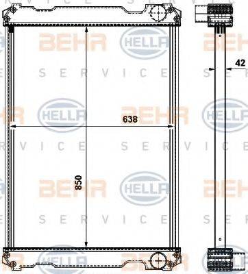 BEHR HELLA SERVICE 8MK 376 737-061