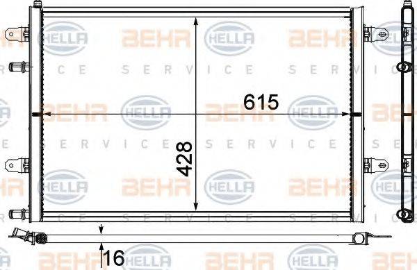 BEHR HELLA SERVICE 8MK 376 737-111