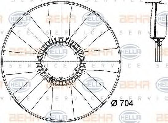 BEHR HELLA SERVICE 8MV 376 741-171