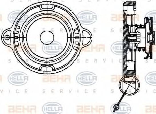 BEHR HELLA SERVICE 8MY 376 742-001