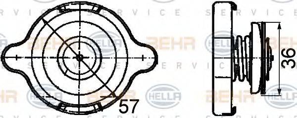BEHR HELLA SERVICE 8MY 376 742-061