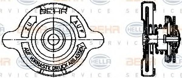 BEHR HELLA SERVICE 8MY 376 742-111