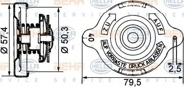 BEHR HELLA SERVICE 8MY 376 742-161