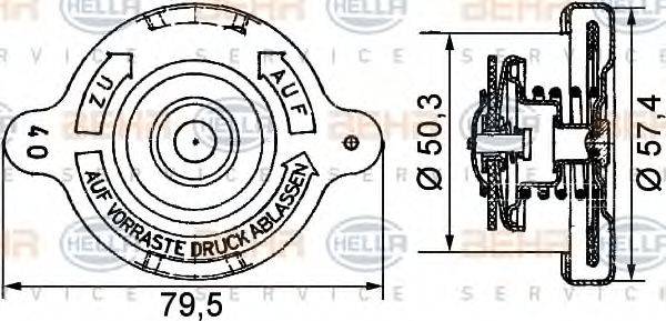 BEHR HELLA SERVICE 8MY 376 742-171