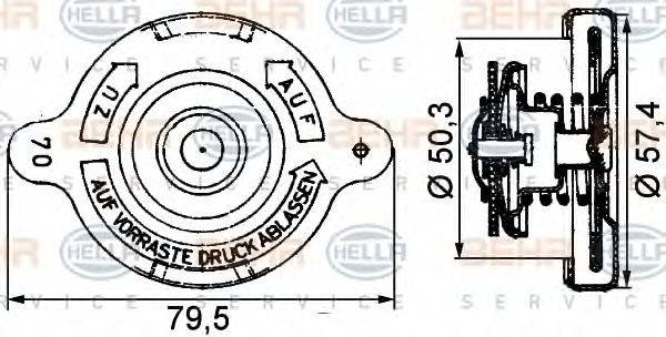 BEHR HELLA SERVICE 8MY 376 742-201