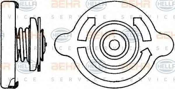 BEHR HELLA SERVICE 8MY 376 742-221