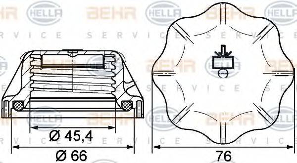BEHR HELLA SERVICE 8MY 376 742-311