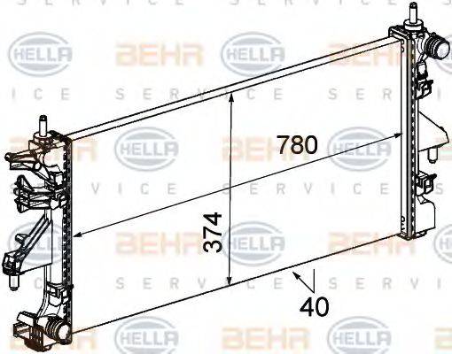 BEHR HELLA SERVICE 8MK 376 745-111
