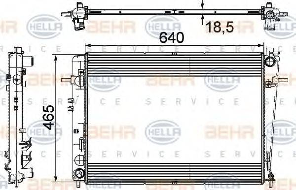 BEHR HELLA SERVICE 8MK 376 745-621