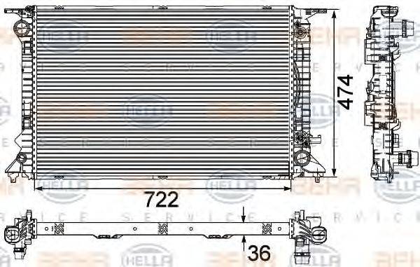 BEHR HELLA SERVICE 8MK 376 745-651