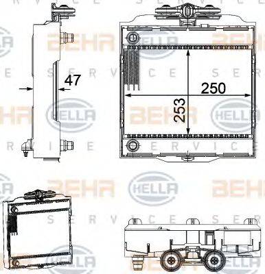 BEHR HELLA SERVICE 8MK 376 746-511