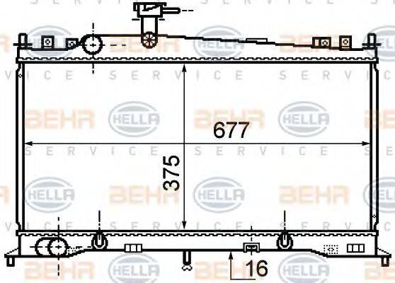 BEHR HELLA SERVICE 8MK 376 750-271