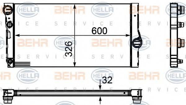 BEHR HELLA SERVICE 8MK 376 754-131