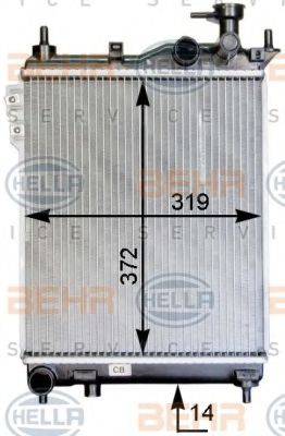 BEHR HELLA SERVICE 8MK 376 754-491