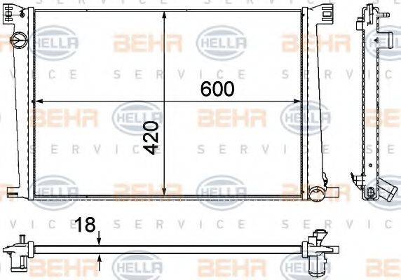 BEHR HELLA SERVICE 8MK 376 754-591