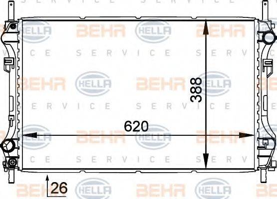 BEHR HELLA SERVICE 8MK 376 755-281