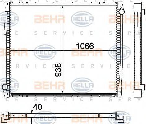 BEHR HELLA SERVICE 8MK 376 755-431