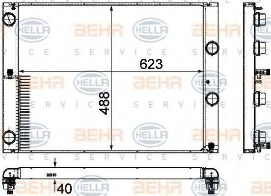 BEHR HELLA SERVICE 8MK 376 755-581