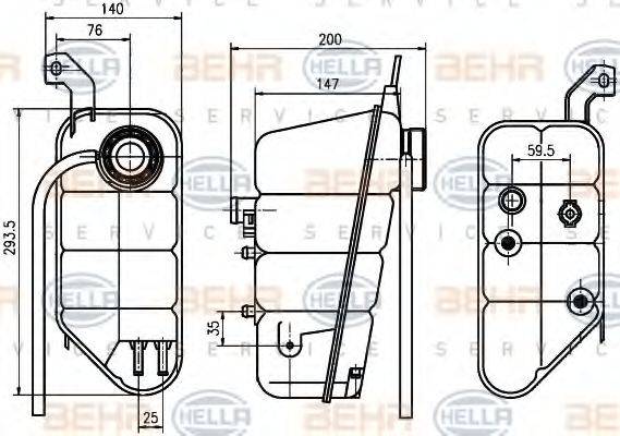 BEHR HELLA SERVICE 8MA 376 755-821