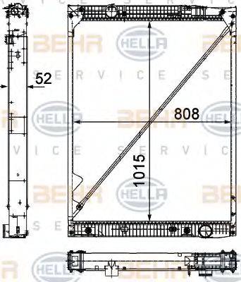 BEHR HELLA SERVICE 8MK 376 756-151