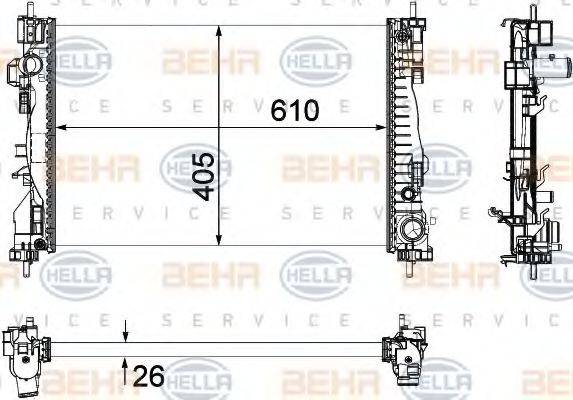 BEHR HELLA SERVICE 8MK 376 756-241
