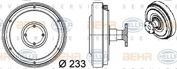 BEHR HELLA SERVICE 8MV 376 757-091