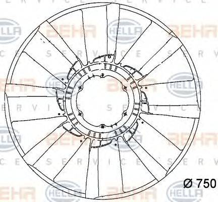 BEHR HELLA SERVICE 8MV 376 757-101