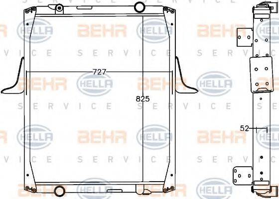 BEHR HELLA SERVICE 8MK 376 758-061