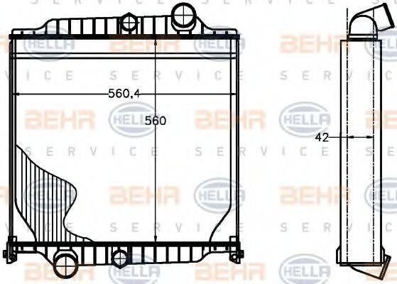 BEHR HELLA SERVICE 8MK 376 758-081