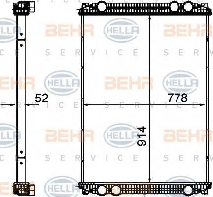 BEHR HELLA SERVICE 8MK 376 761-551