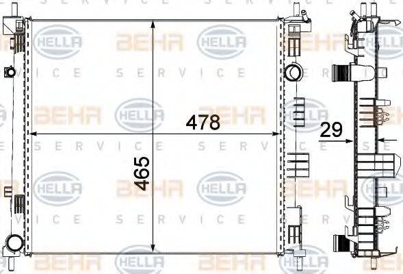 BEHR HELLA SERVICE 8MK 376 762-181