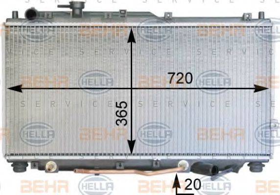 BEHR HELLA SERVICE 8MK 376 763-411