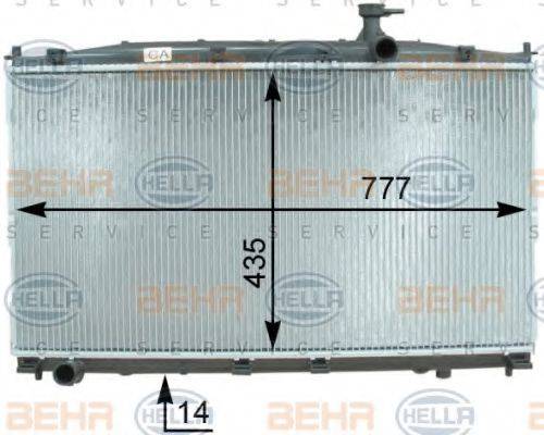 BEHR HELLA SERVICE 8MK 376 763-421