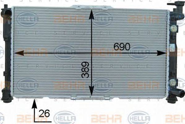 BEHR HELLA SERVICE 8MK 376 763-451