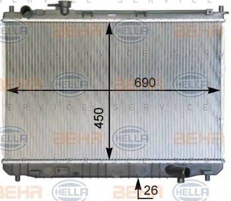 BEHR HELLA SERVICE 8MK 376 763-551