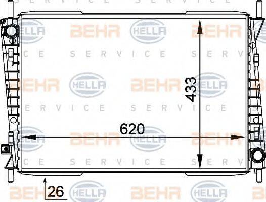 BEHR HELLA SERVICE 8MK 376 764-141