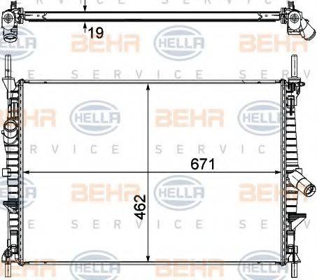 BEHR HELLA SERVICE 8MK 376 764-501
