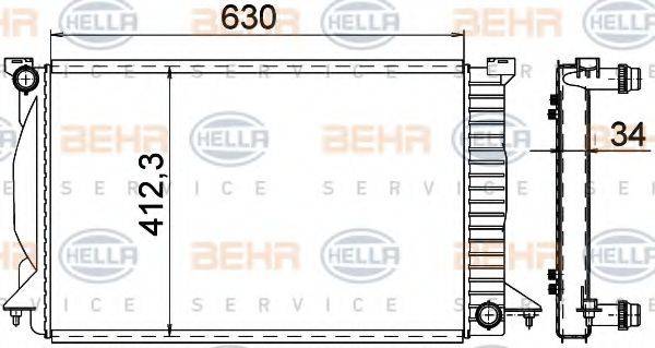 BEHR HELLA SERVICE 8MK 376 766-331