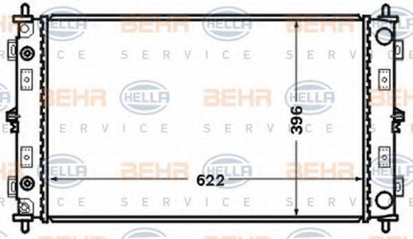 BEHR HELLA SERVICE 8MK 376 766-501