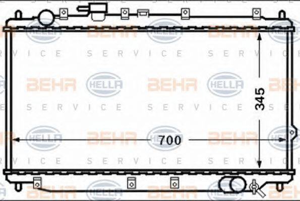 BEHR HELLA SERVICE 8MK 376 769-031