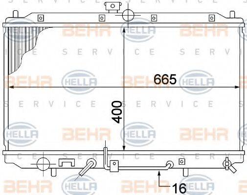 BEHR HELLA SERVICE 8MK 376 770-111