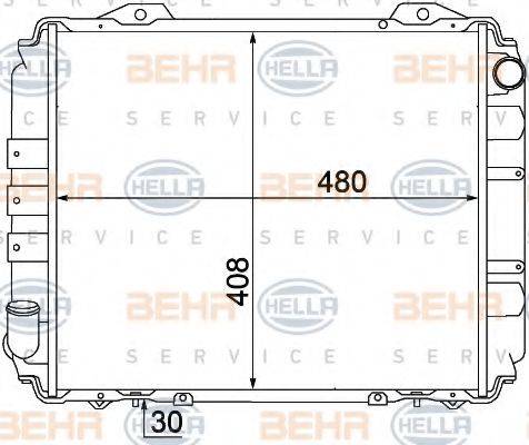 BEHR HELLA SERVICE 8MK 376 770-431