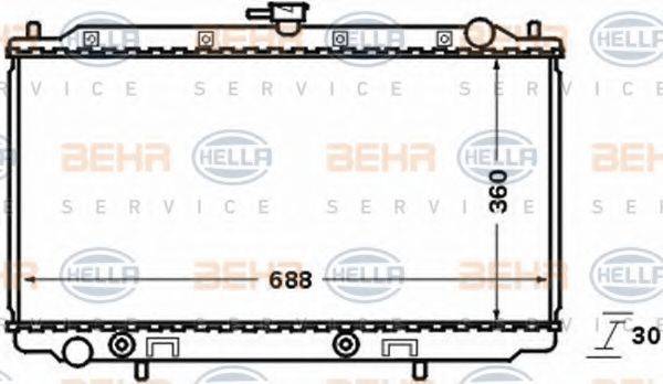 BEHR HELLA SERVICE 8MK 376 770-561
