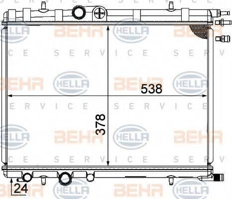 BEHR HELLA SERVICE 8MK 376 771-511