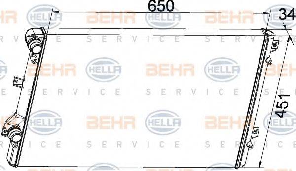 BEHR HELLA SERVICE 8MK 376 774-031