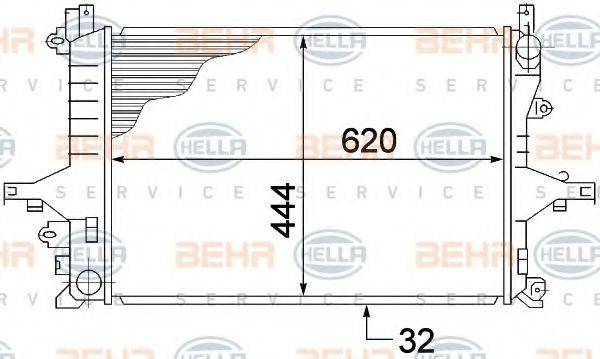 BEHR HELLA SERVICE 8MK 376 774-221