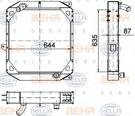 BEHR HELLA SERVICE 8MK 376 774-581