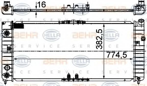 BEHR HELLA SERVICE 8MK 376 774-821