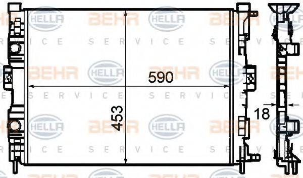 BEHR HELLA SERVICE 8MK 376 781-131